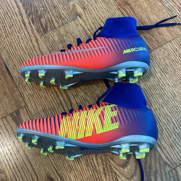 Boy’s Nike Mercurial Vapor Superfly 5 DF FG ACC Soccer Cleats. Size 2.5Y. - Picture 7 of 13
